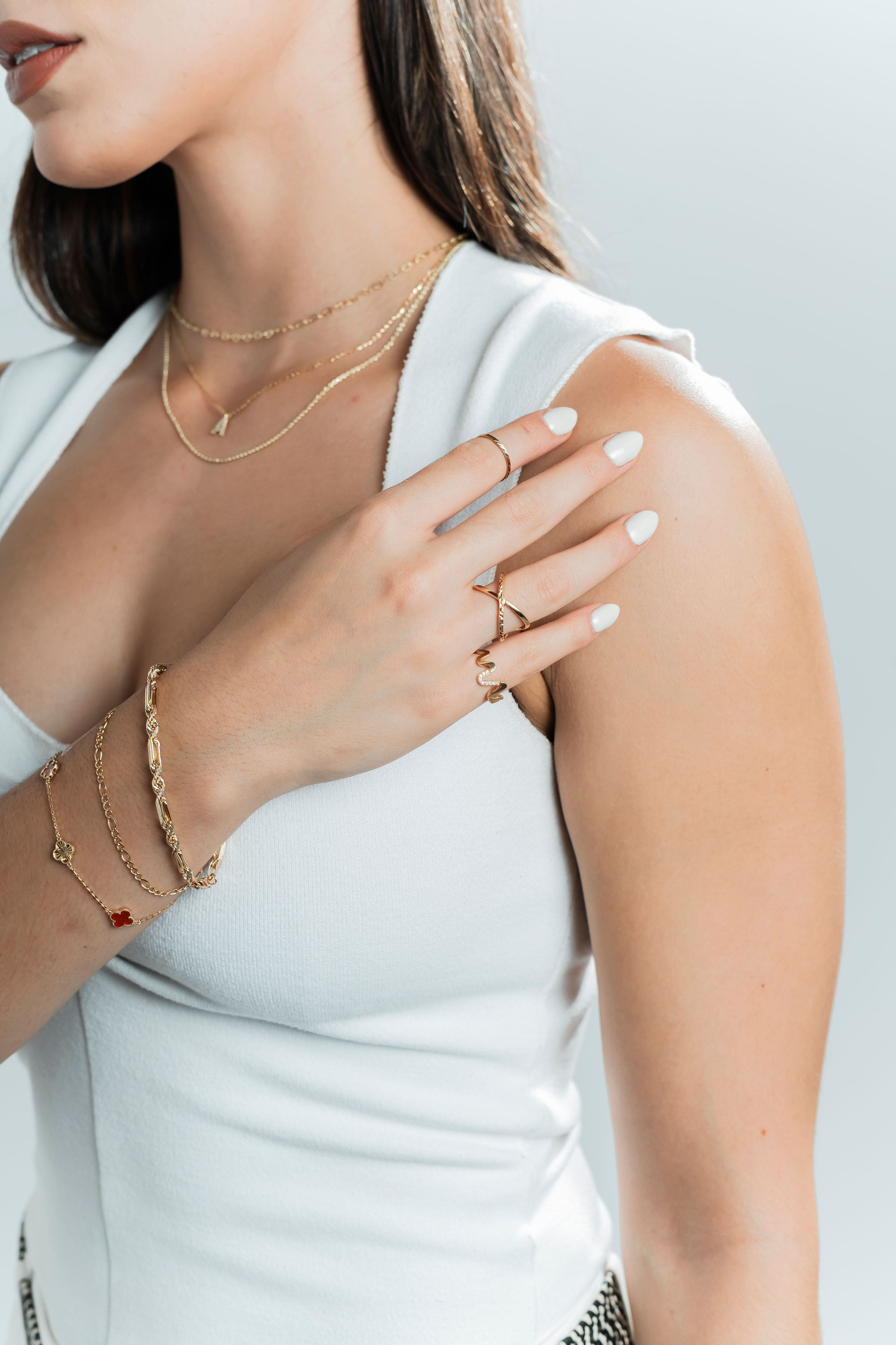 ANILLO CRUZADO DIAMANTADO