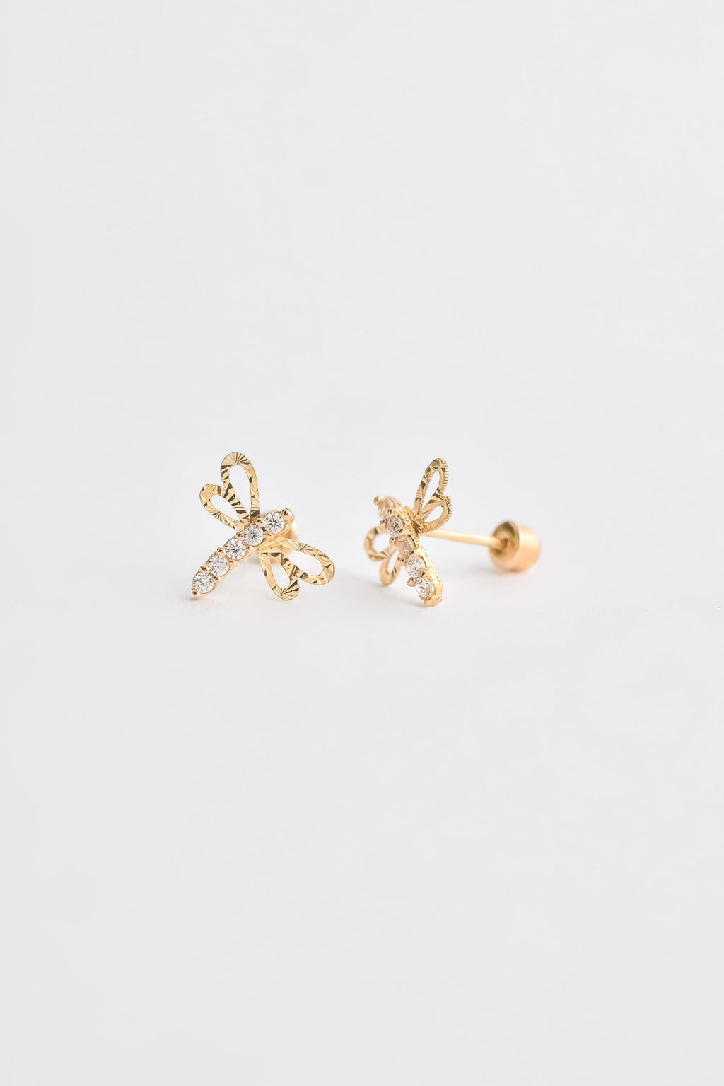 BROQUEL LIBELULA CON CIRCONIAS