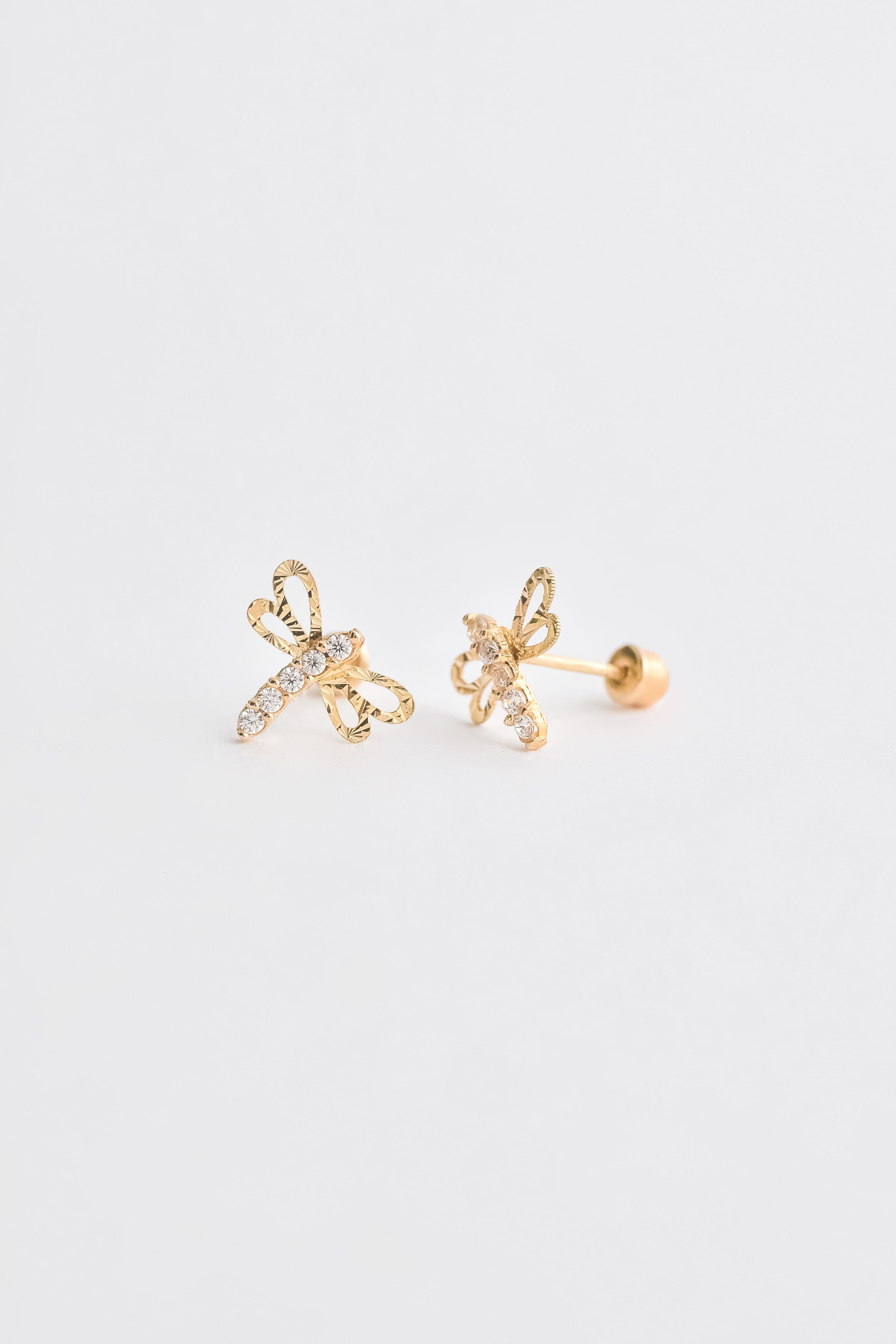 BROQUEL LIBELULA CON CIRCONIAS