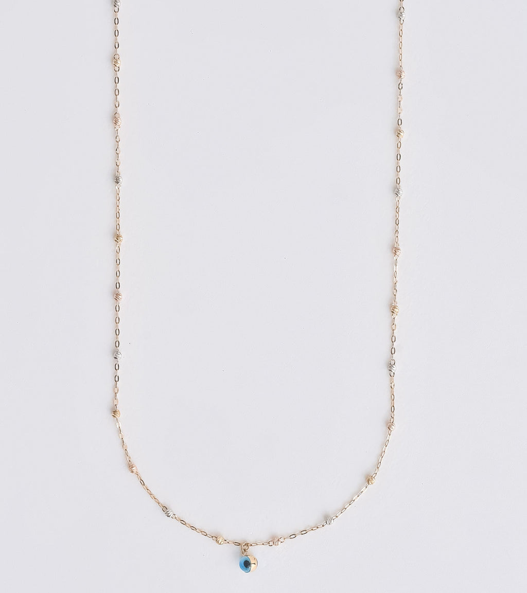 CADENA CON OJO TURCO