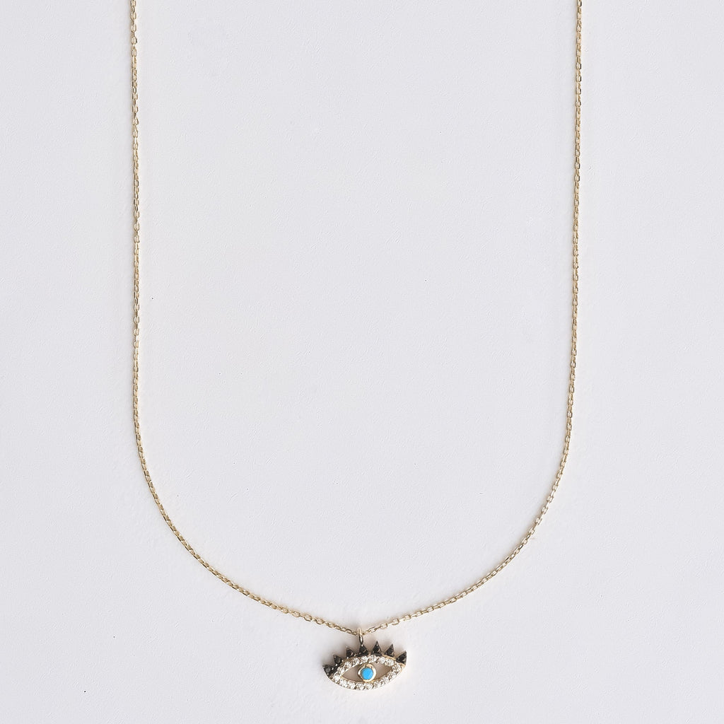 CADENA CON OJO TURCO